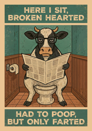 Here I Sit, Broken Hearted print