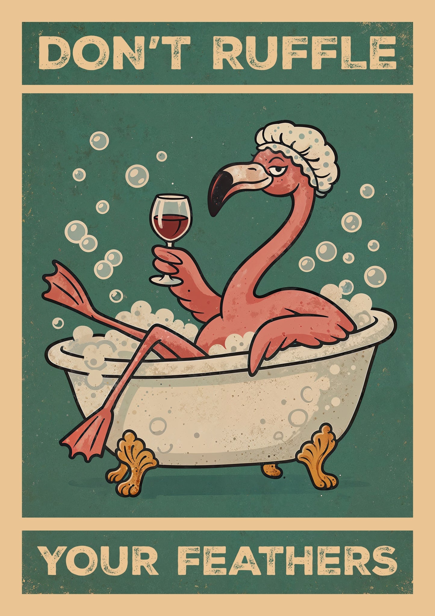 Maak je veren niet los