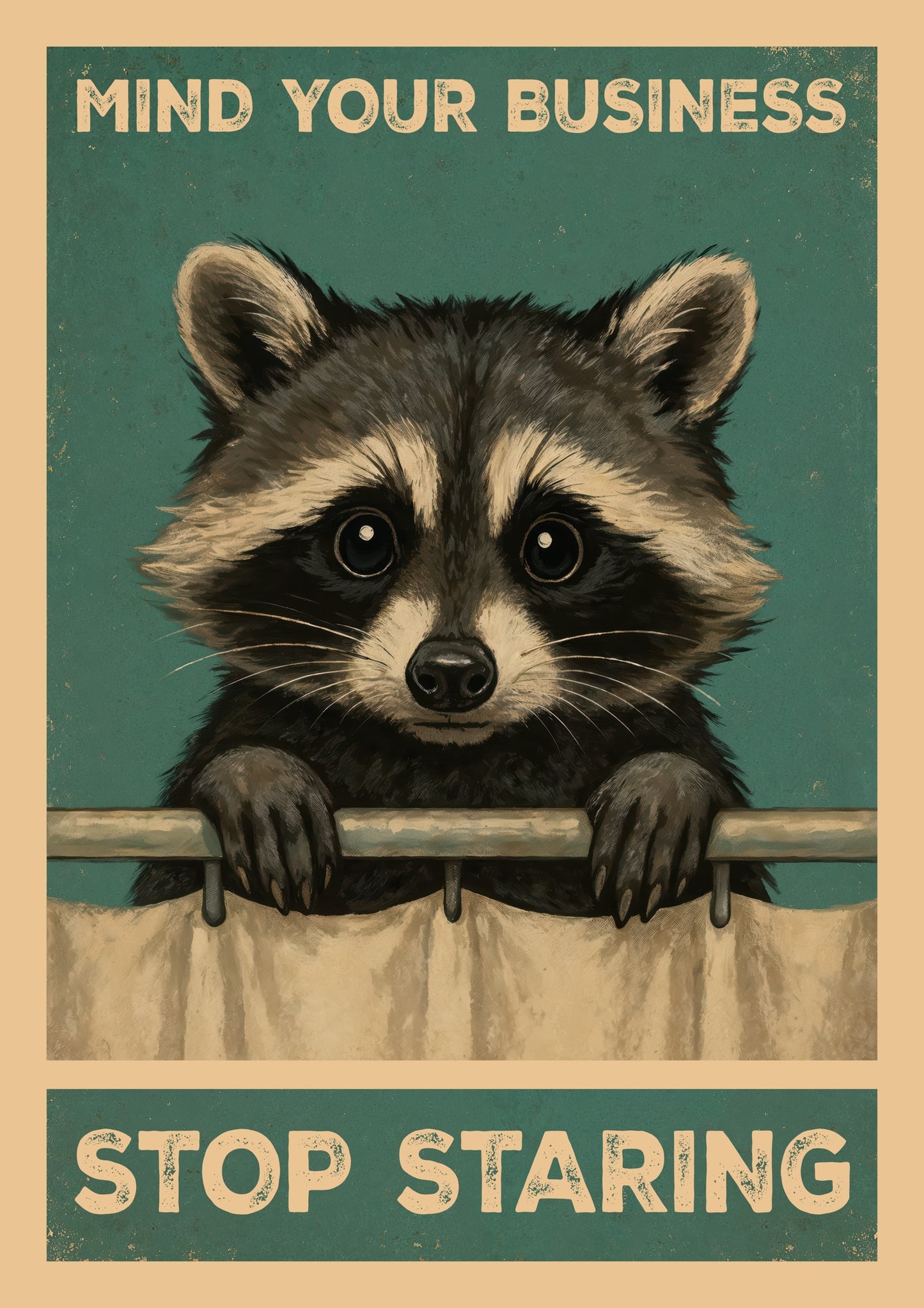 Kümmer dich um deinen eigenen Kram, hör auf zu starren