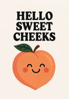 Hello Sweet Peach print