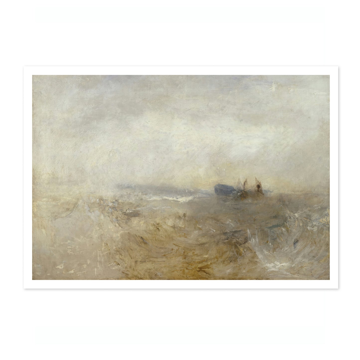 A Wreck, with Fishing Boats