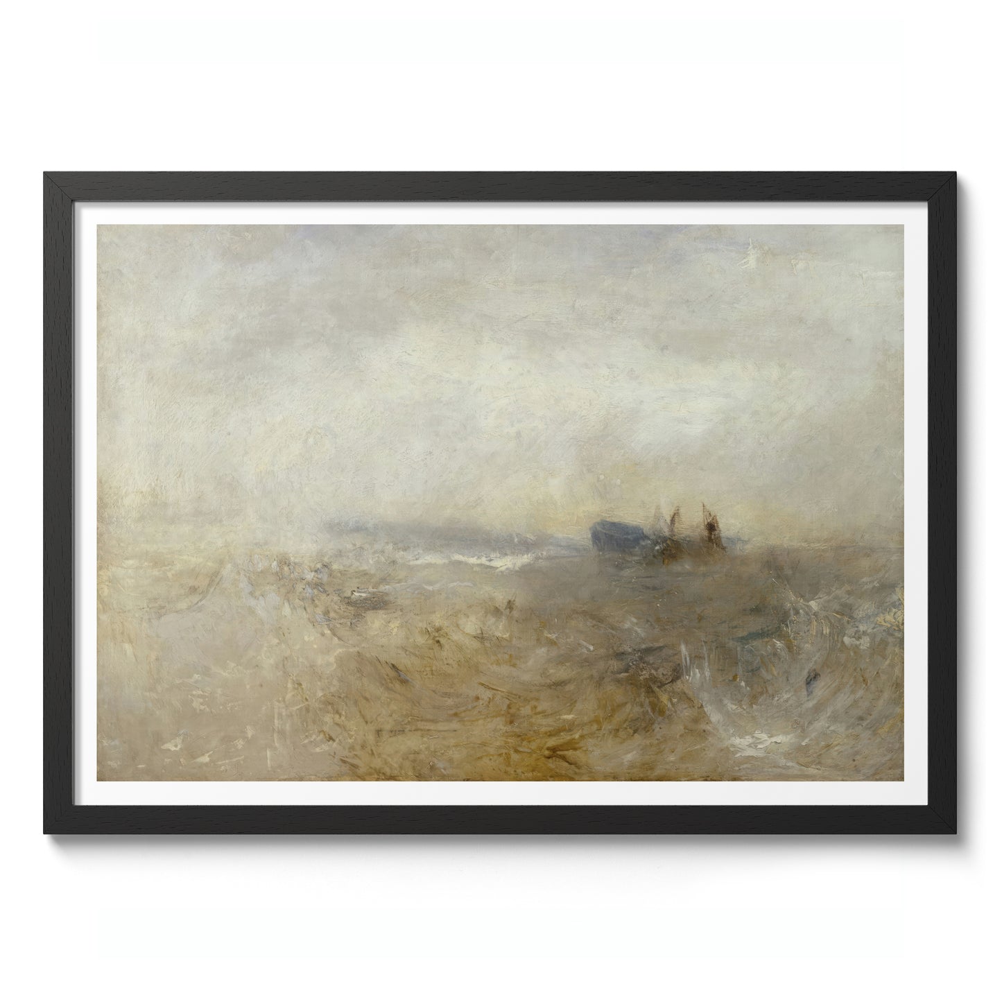 A Wreck, with Fishing Boats