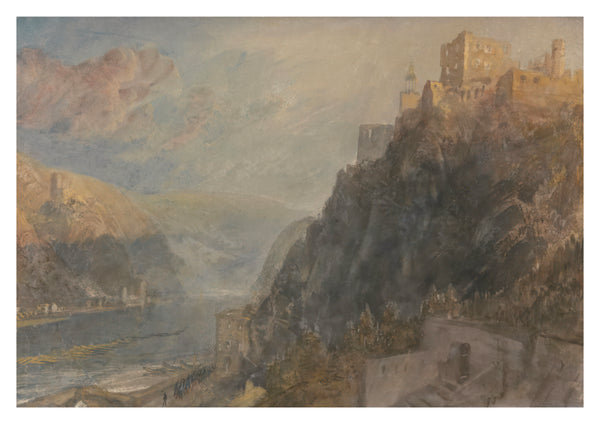 Rheinfels Blick auf Katz und Gourhausen