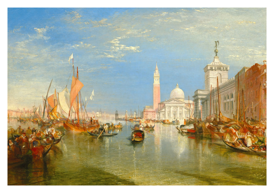 Venetië, De Dogana en San Giorgio Maggiore - Print Only frame