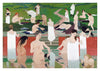 Bathing on a Summer Evening print