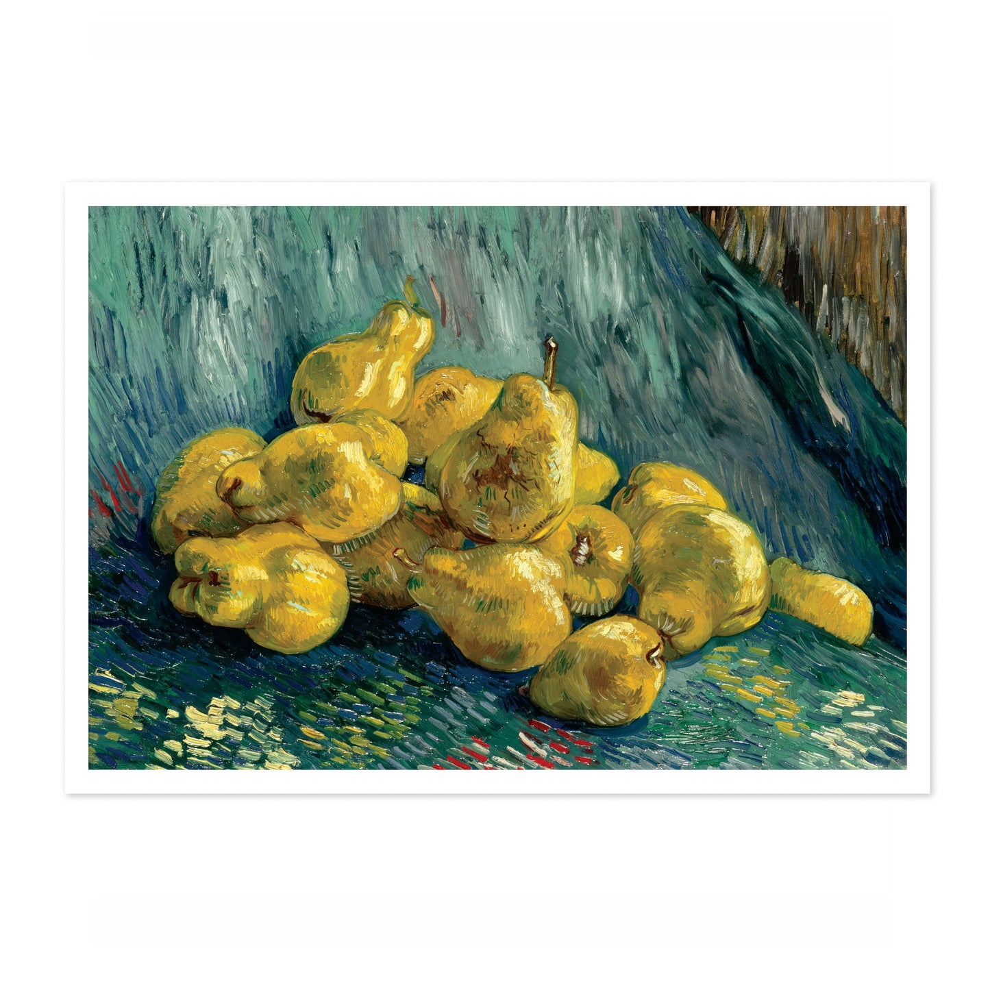 Stilleben med kvitten