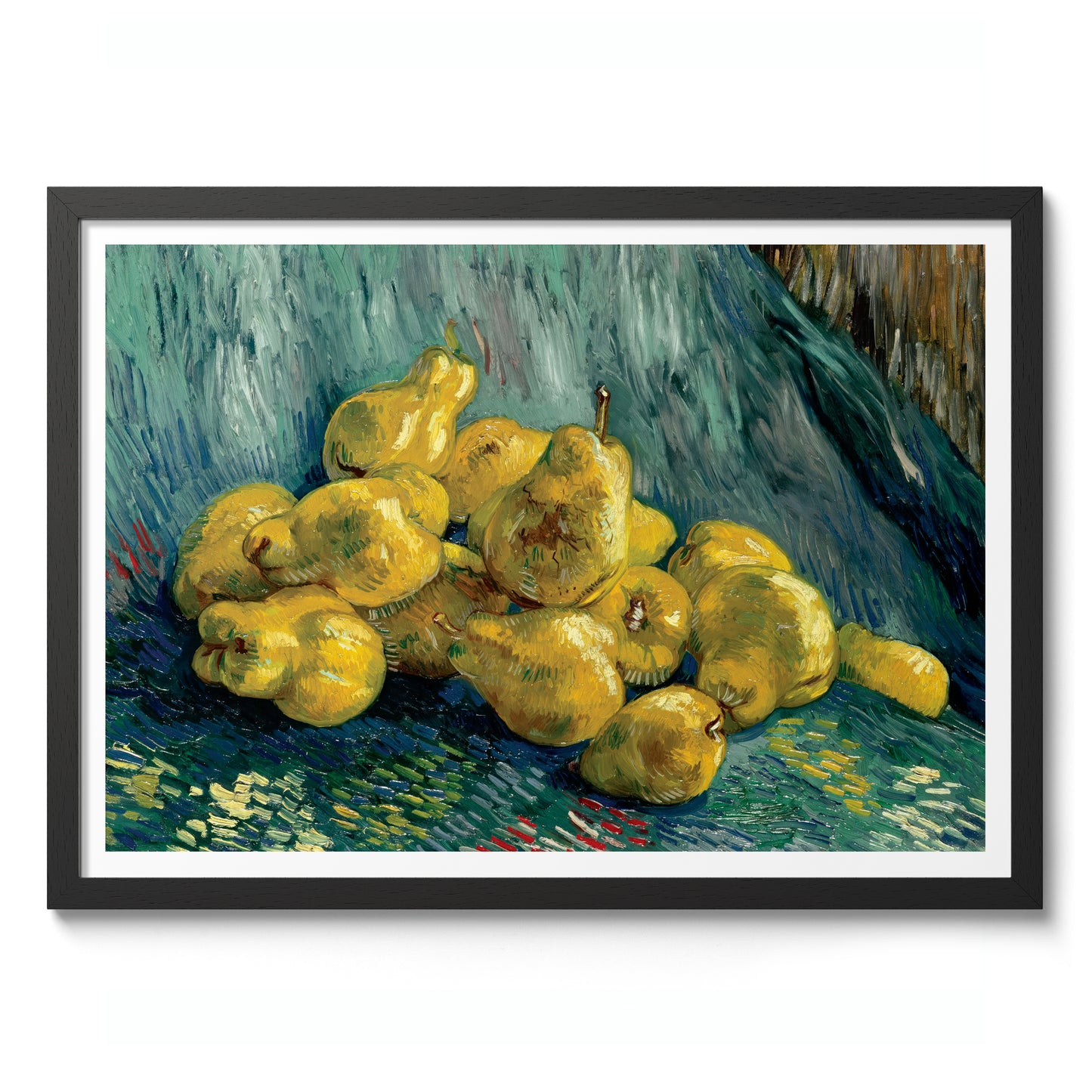 Stilleben med kvitten