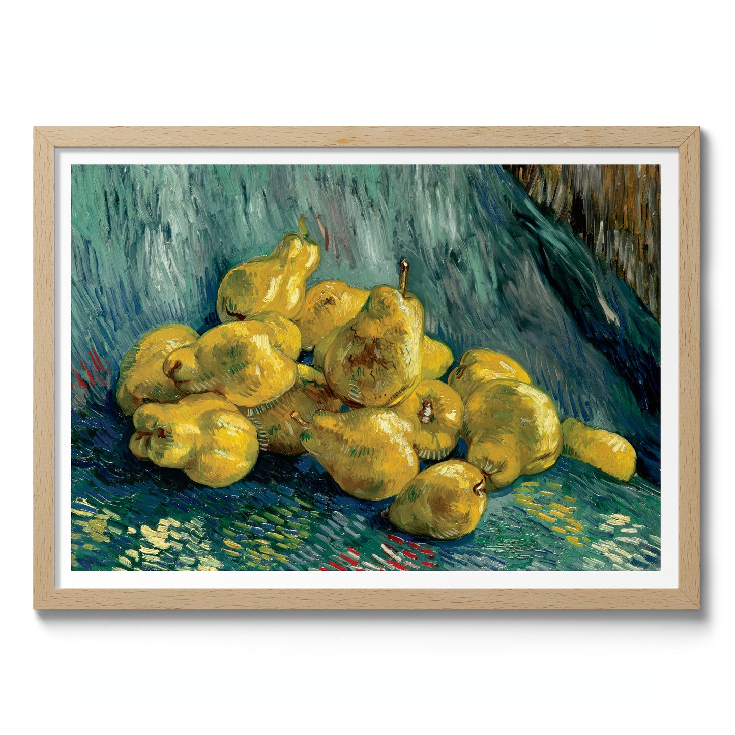 Stilleben med kvitten