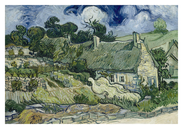 Cottages en chaume à Cordeville