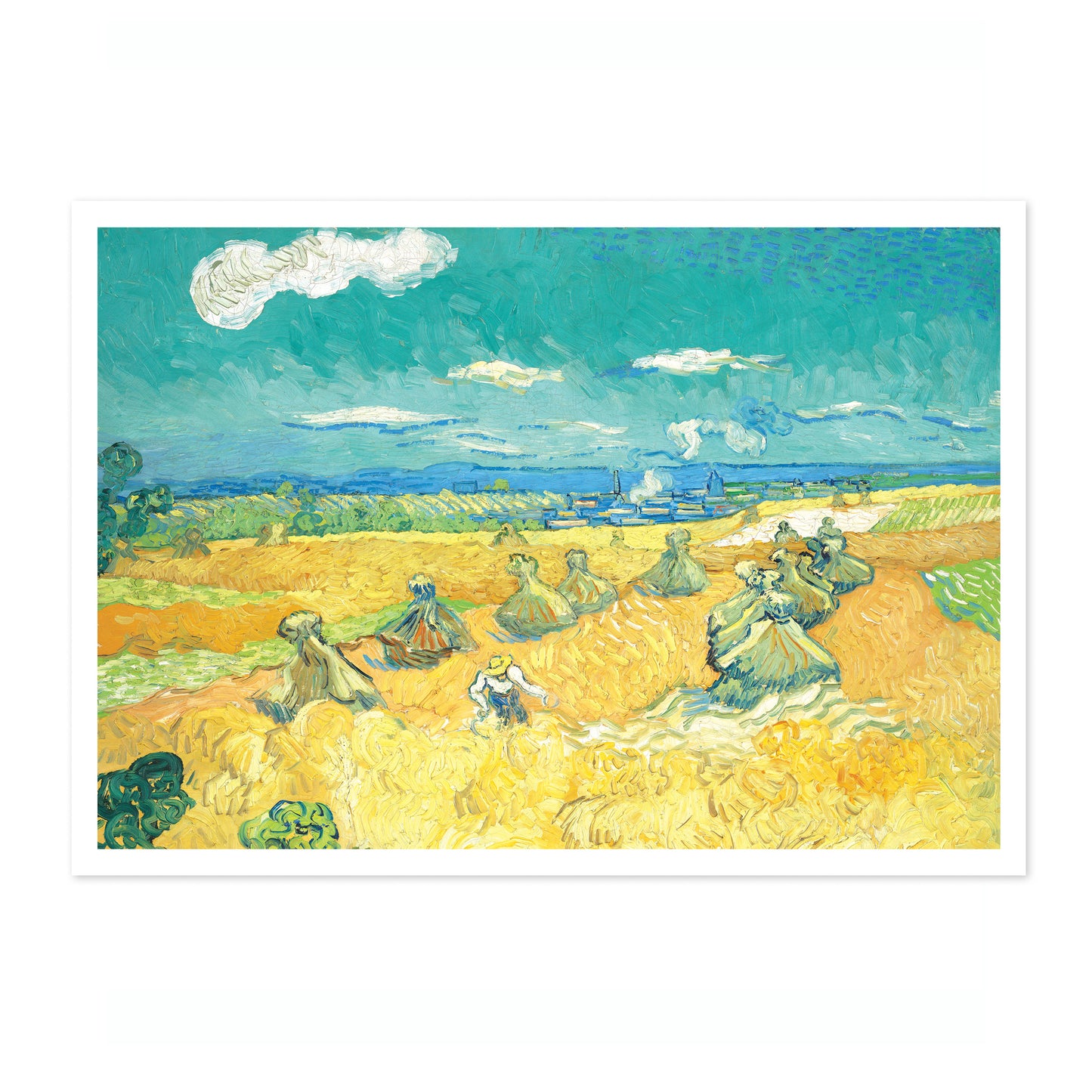 Wheat Fields with Reaper, Auvers