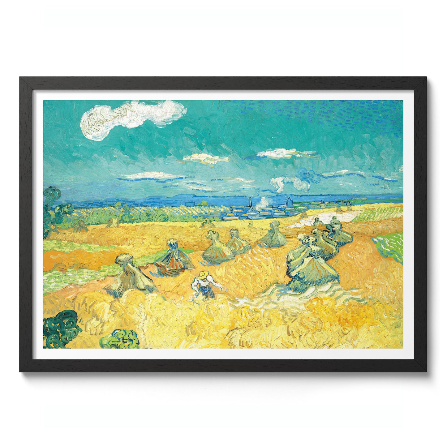 Wheat Fields with Reaper, Auvers