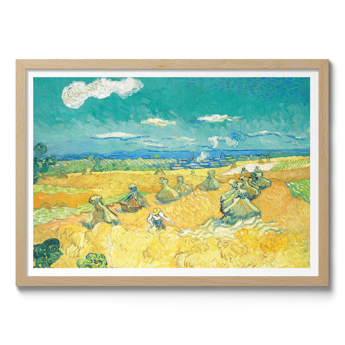 Wheat Fields with Reaper, Auvers