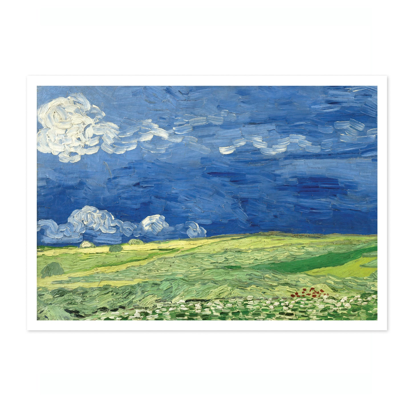 Wheatfield under Thunderclouds