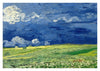 Wheatfield under Thunderclouds print
