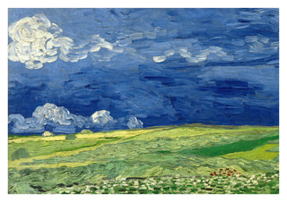 Wheatfield under Thunderclouds print
