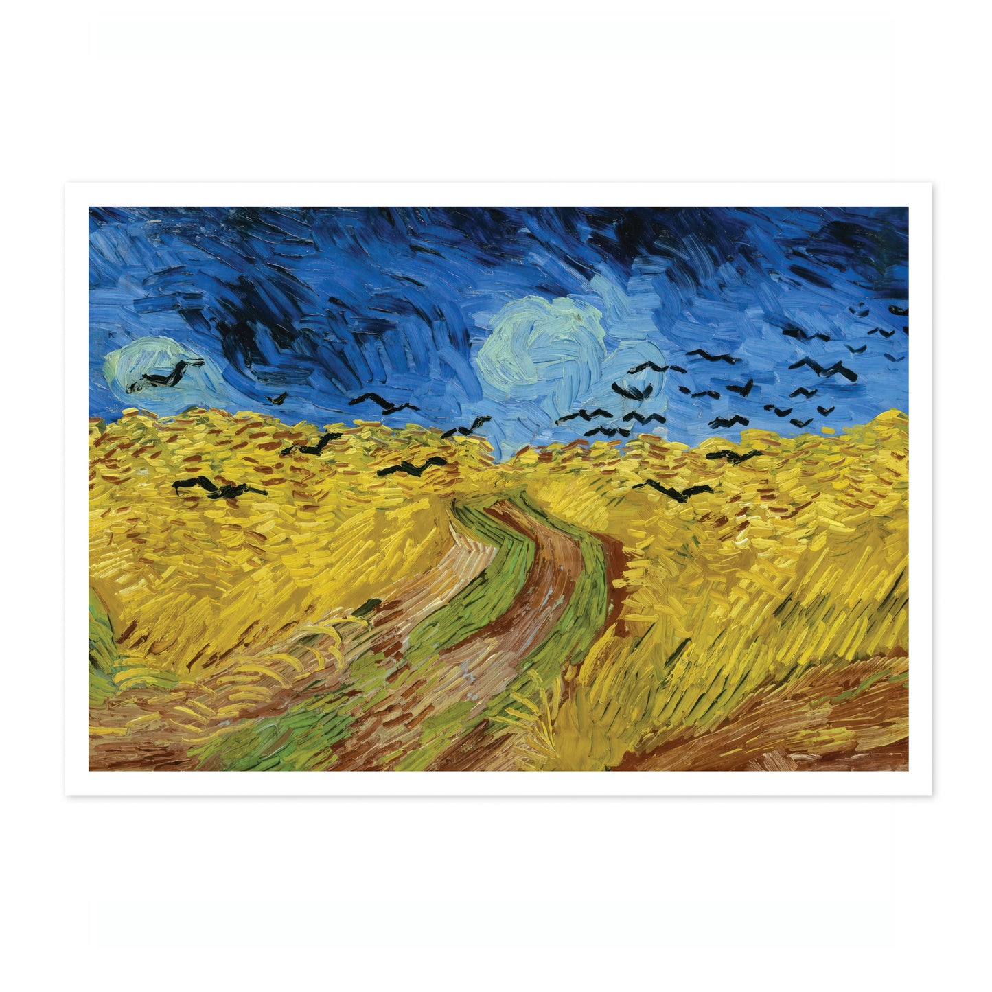 Wheatfield with Crows