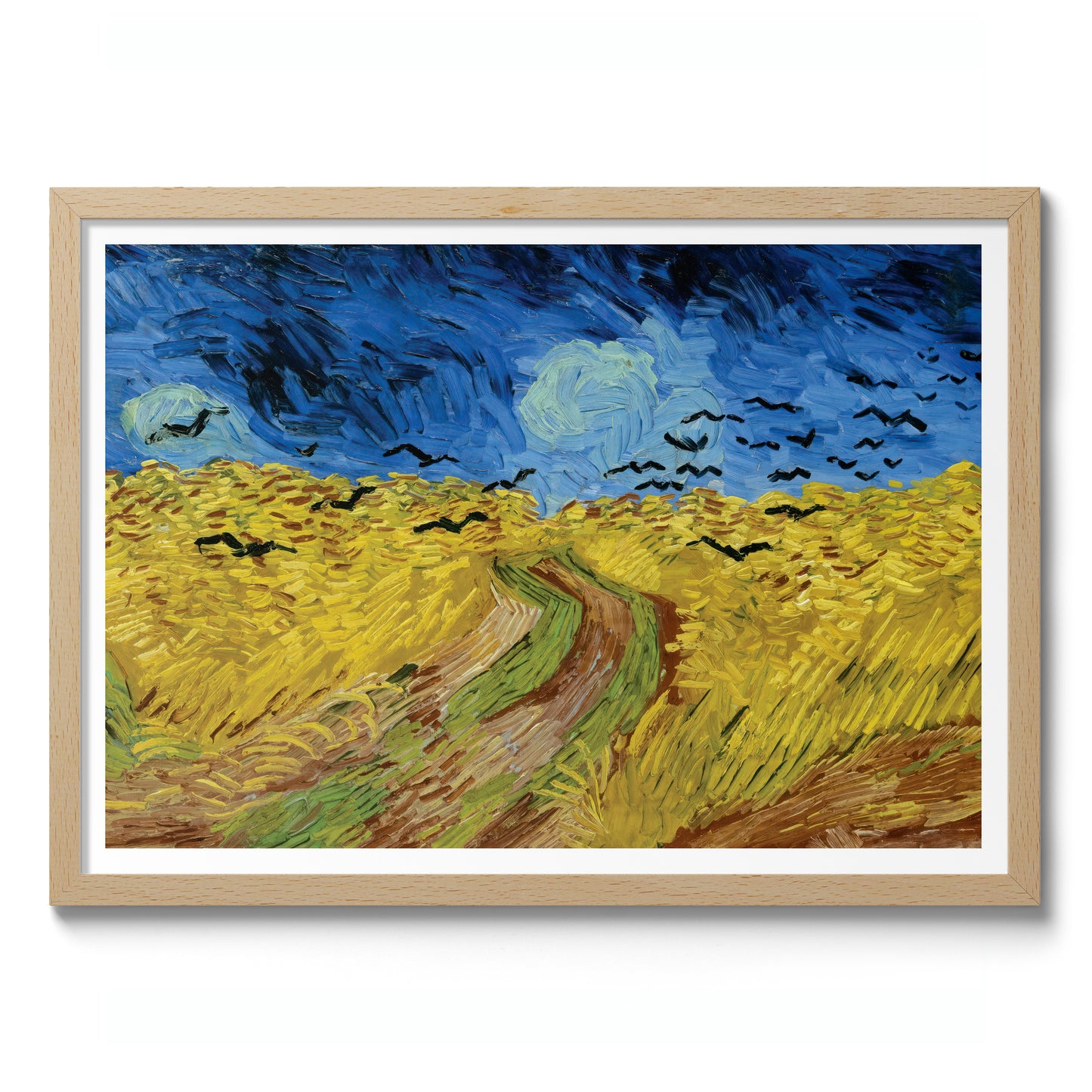 Wheatfield with Crows