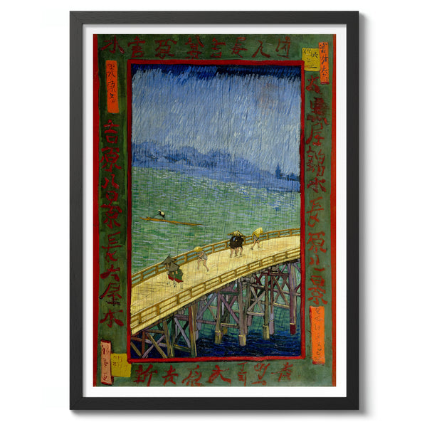 Bridge in the Rain after Hiroshige