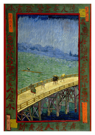 Bridge in the Rain after Hiroshige print