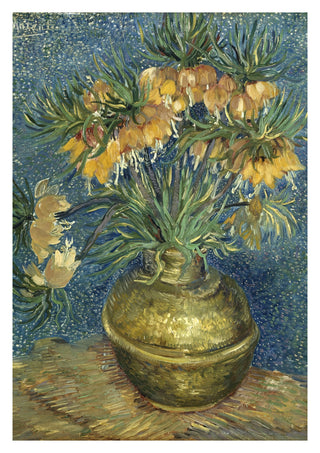 Imperial Fritillaries in a Copper Vase print