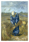 Peasant Woman Binding Sheaves print