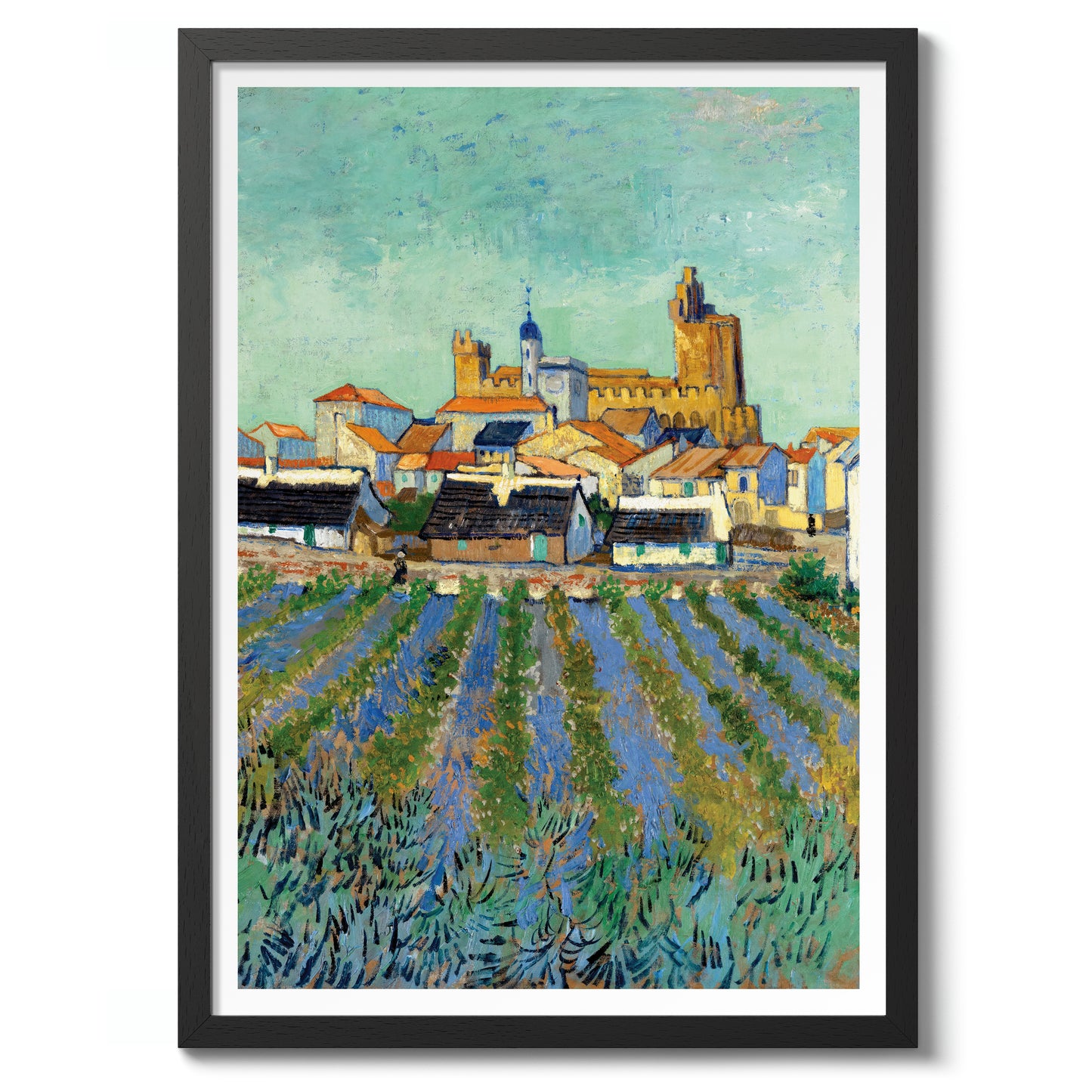 View of Saintes-Maries-de-la-Mer