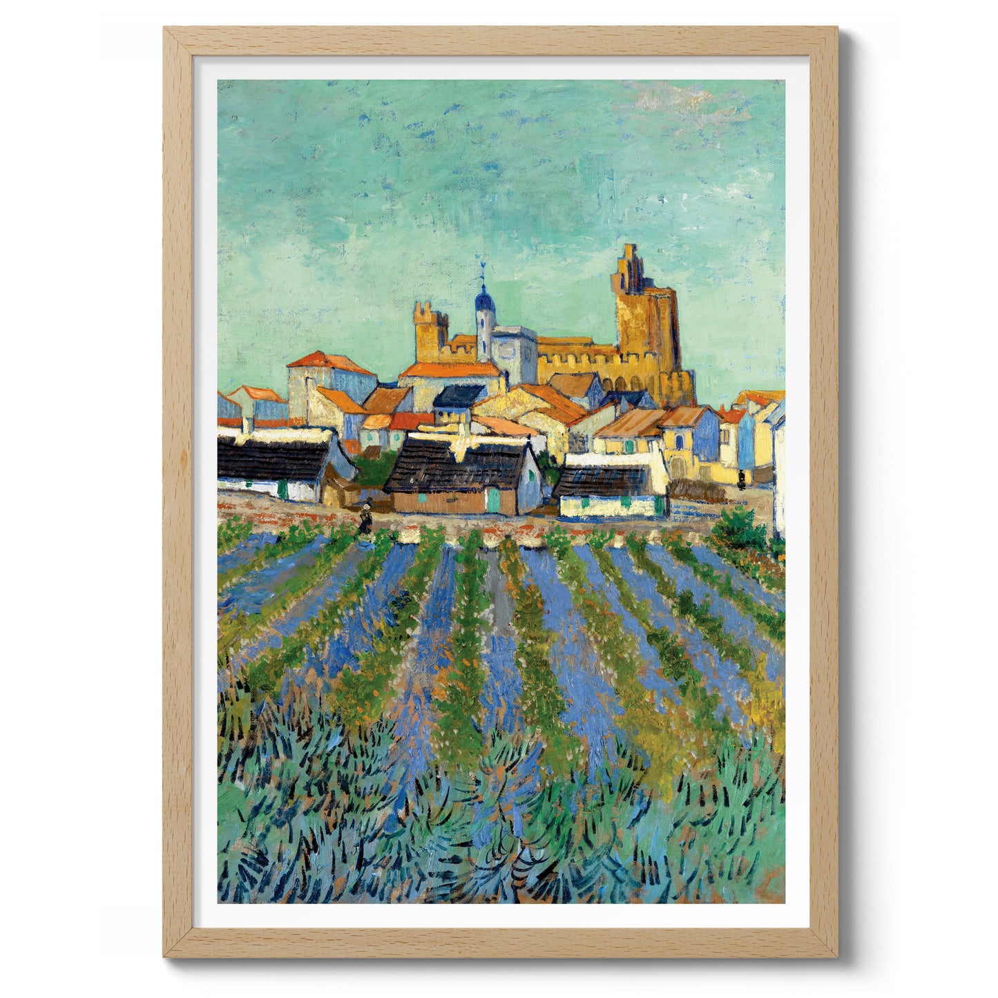 View of Saintes-Maries-de-la-Mer