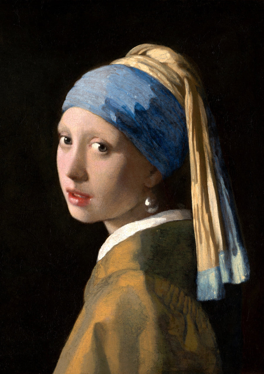 La Jeune Fille à la perle - Print Only frame