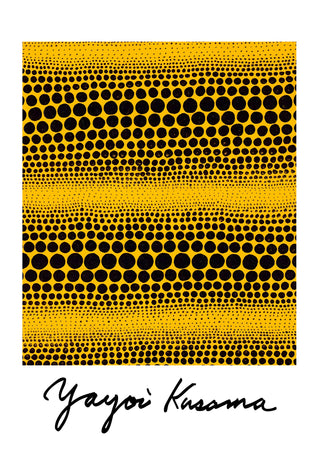 Orange Dot Wave print