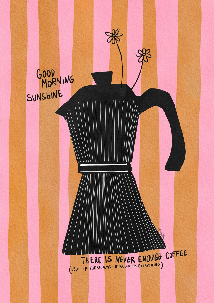 Mocca Coffee - Print Only frame