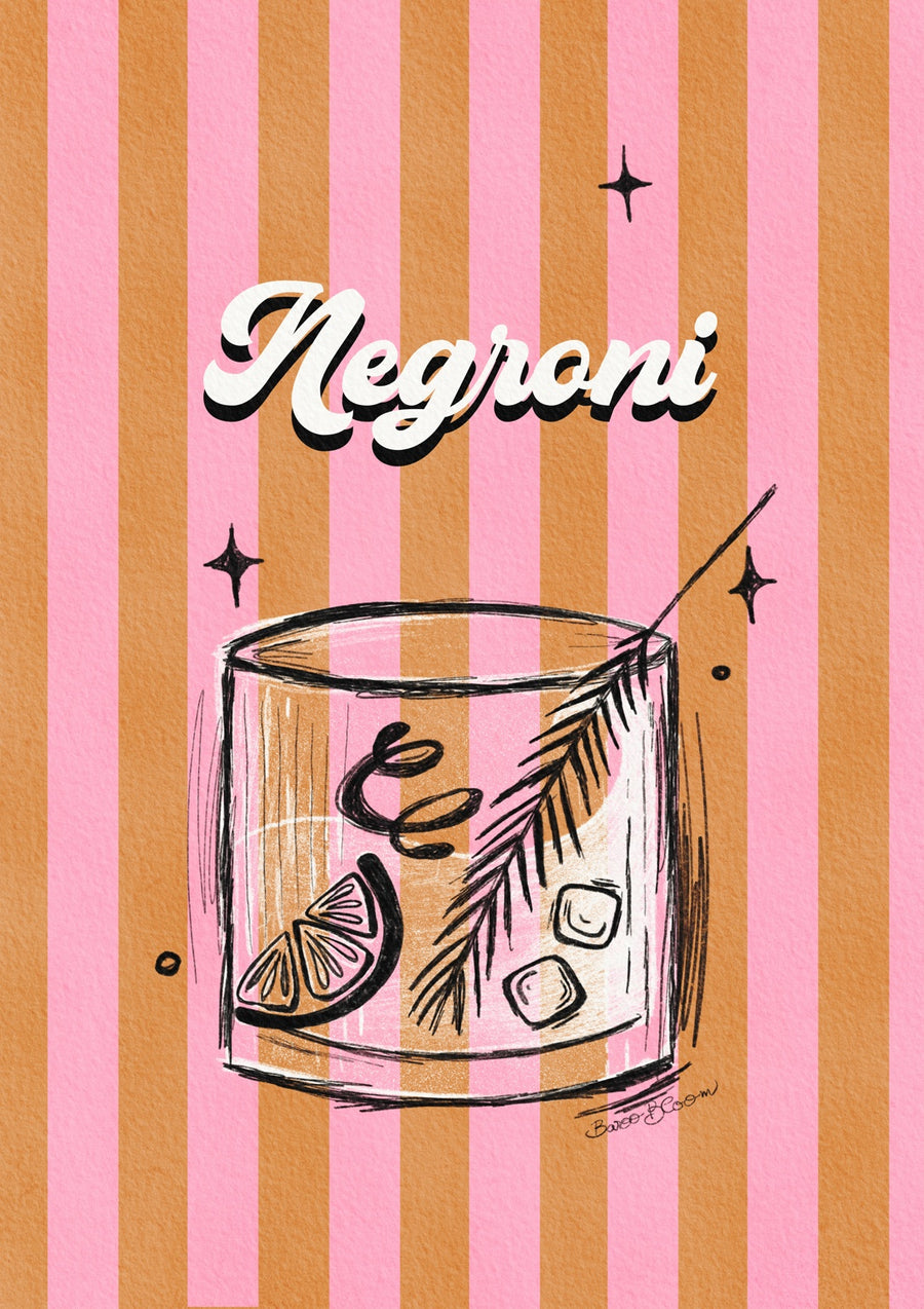 Negroni - Print Only frame