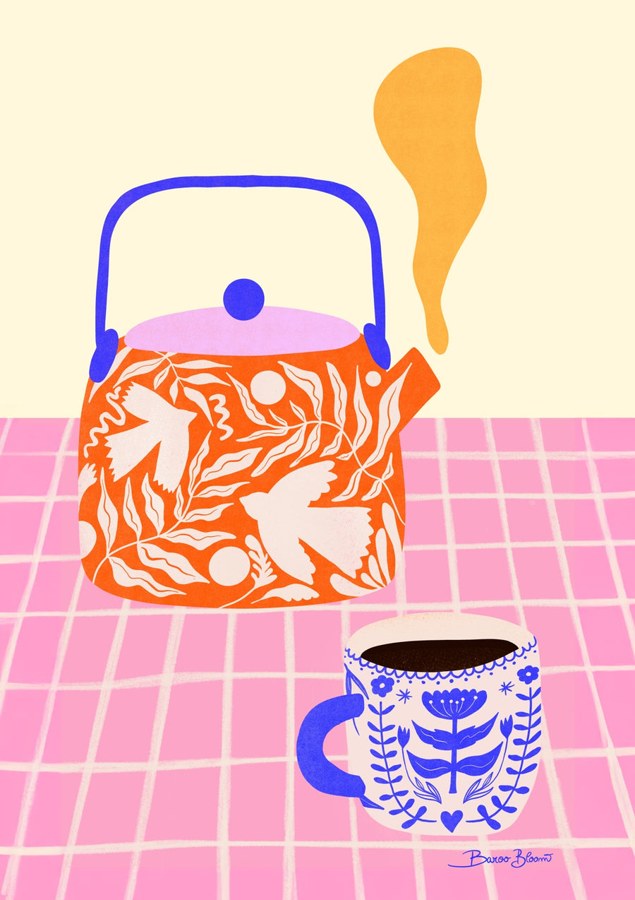 Teapot - Print Only frame