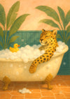 Leopard Bath print