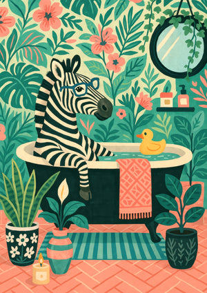 Zebra Bath