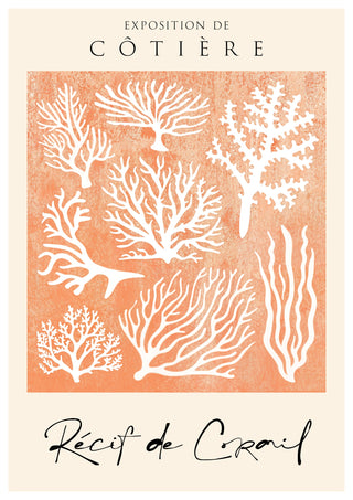 Korallrev print