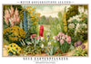 Garden Plants print