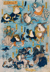 Heroes of the Kabuki Frogs print