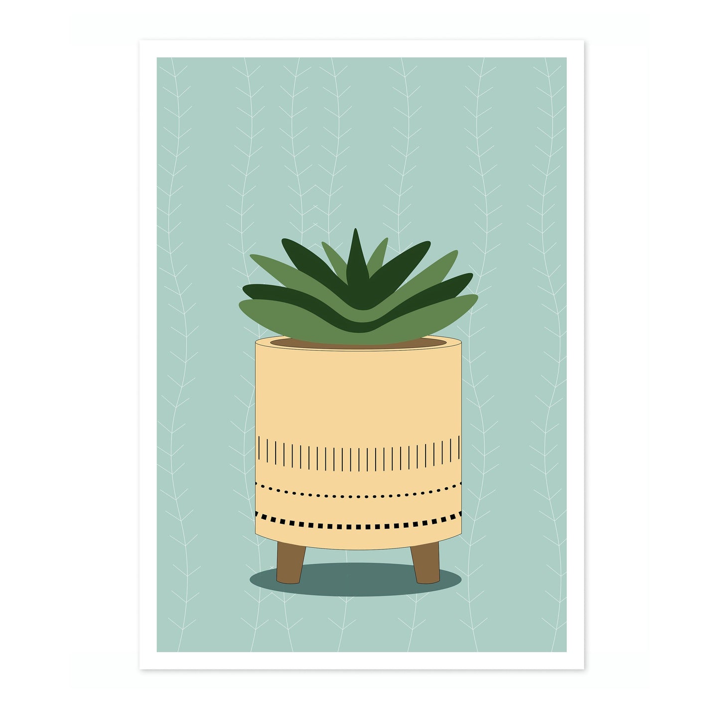 Stachelige Sukkulente