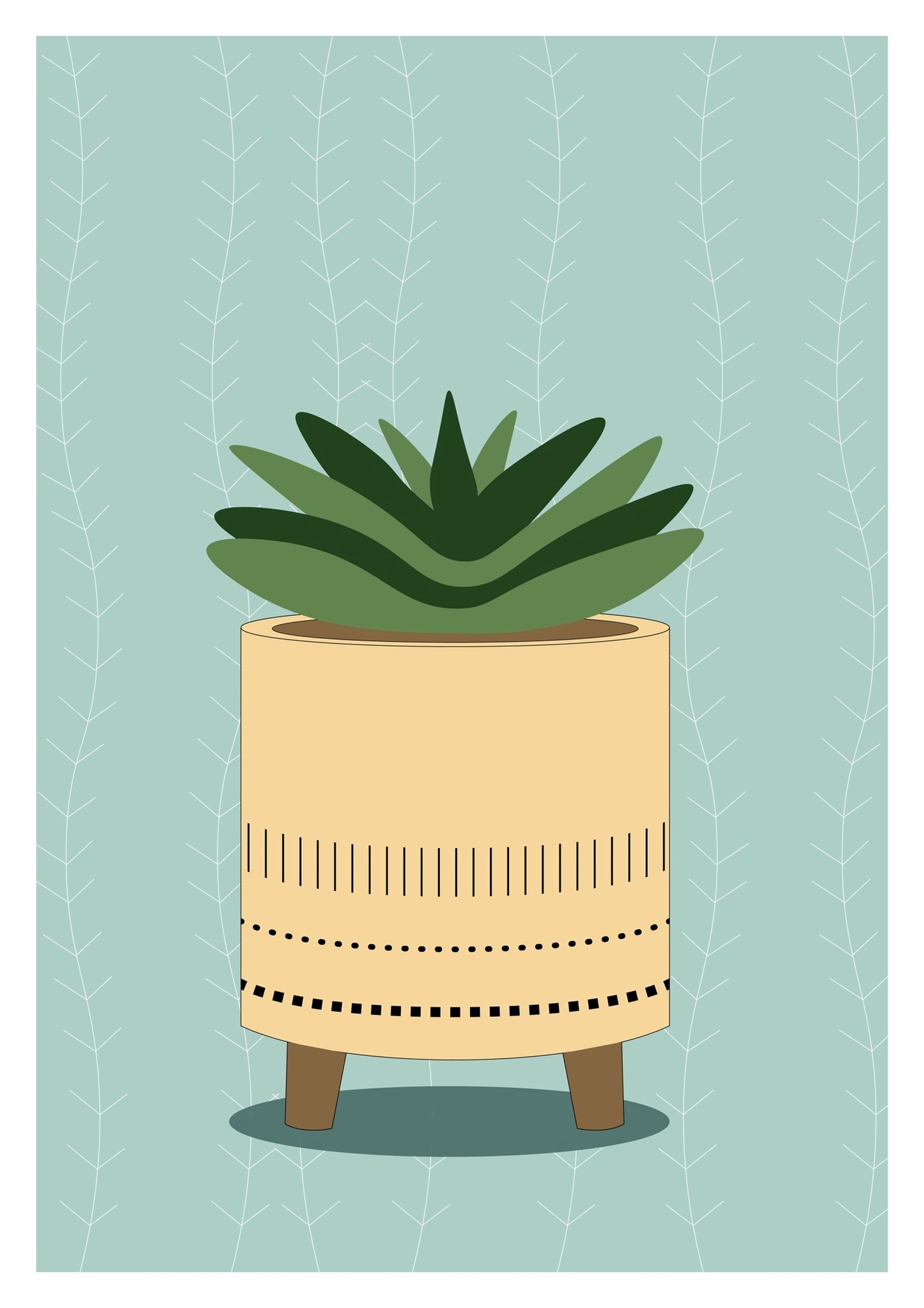 Stachelige Sukkulente