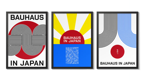 Bauhaus in Japan - Set of 3