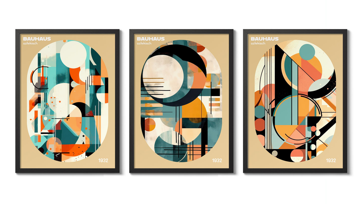 Bauhaus Aztekiskt - Set om 3