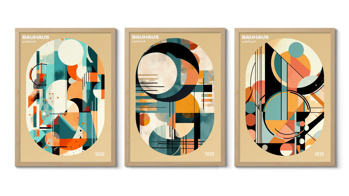 Bauhaus Aztekiskt - Set om 3