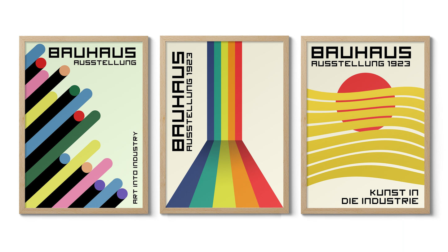 Bauhaus - Set of 3