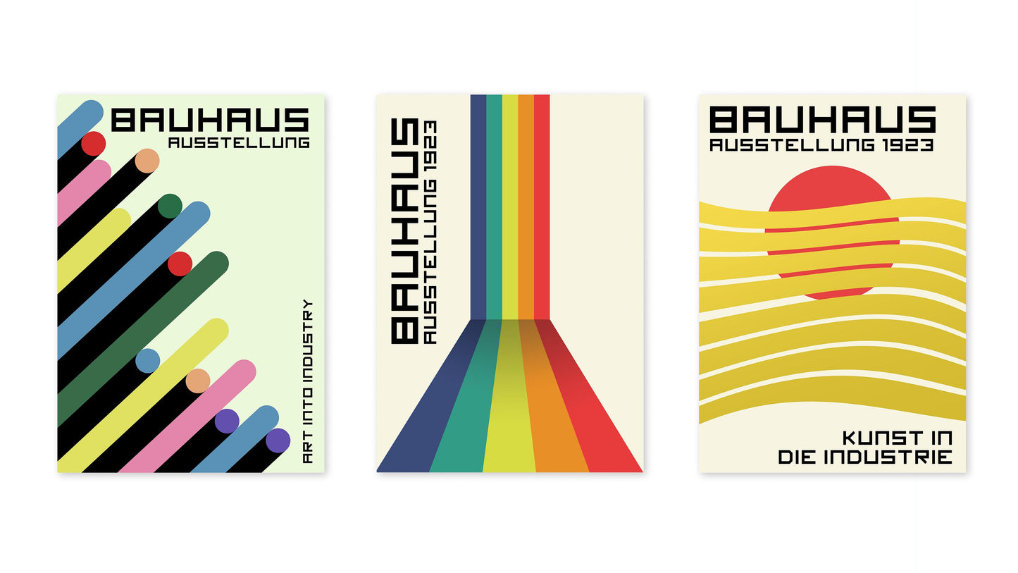Bauhaus - Set of 3