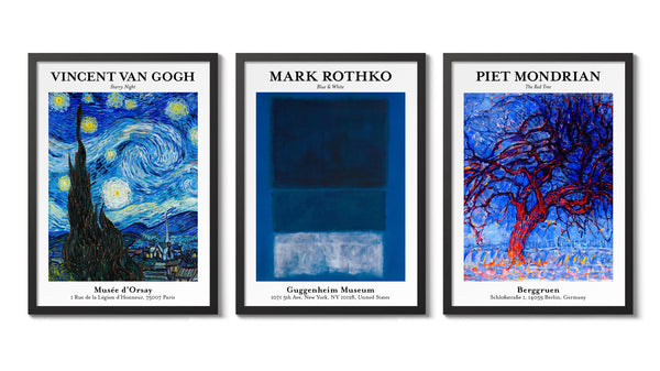 Blue Art - Set of 3