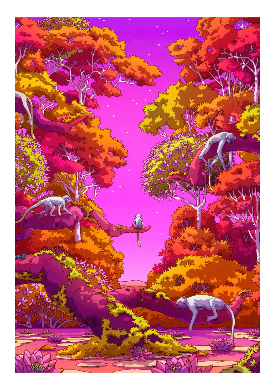 Tropical vibes - Print Only frame