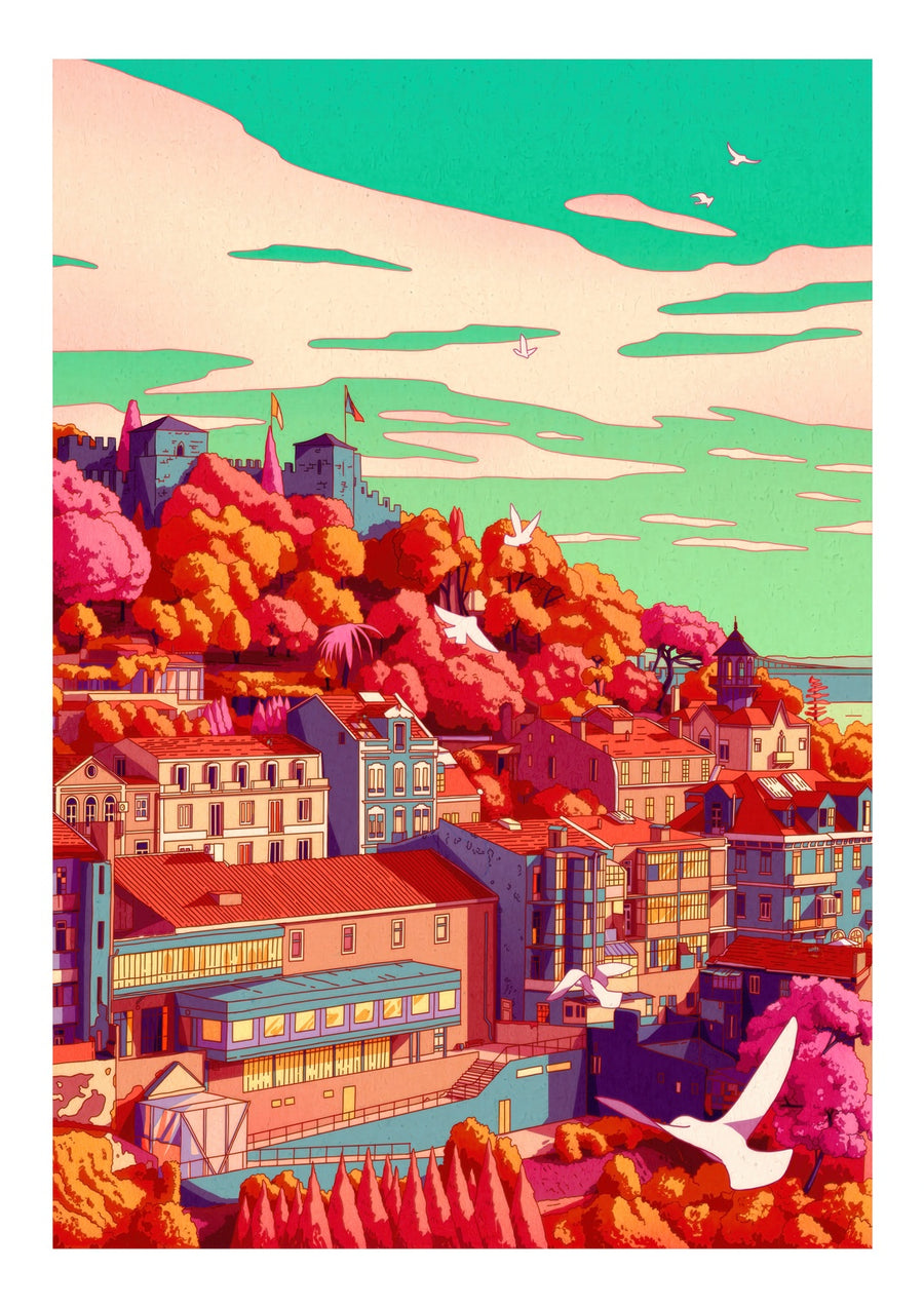 Lisbon - Print Only frame