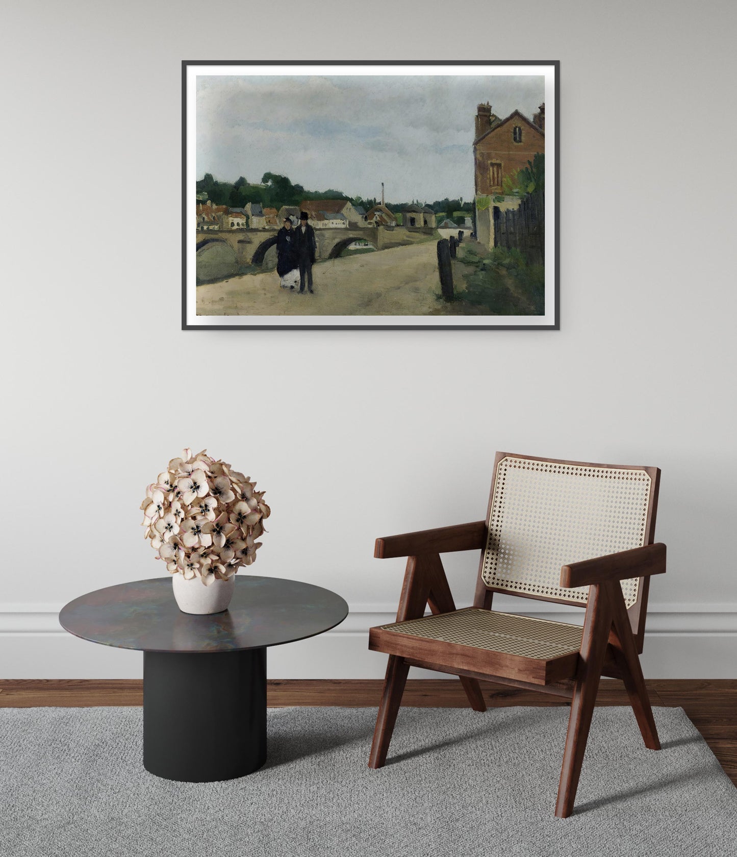 Le Chemin l'Écluse et le Pont de Pontoise