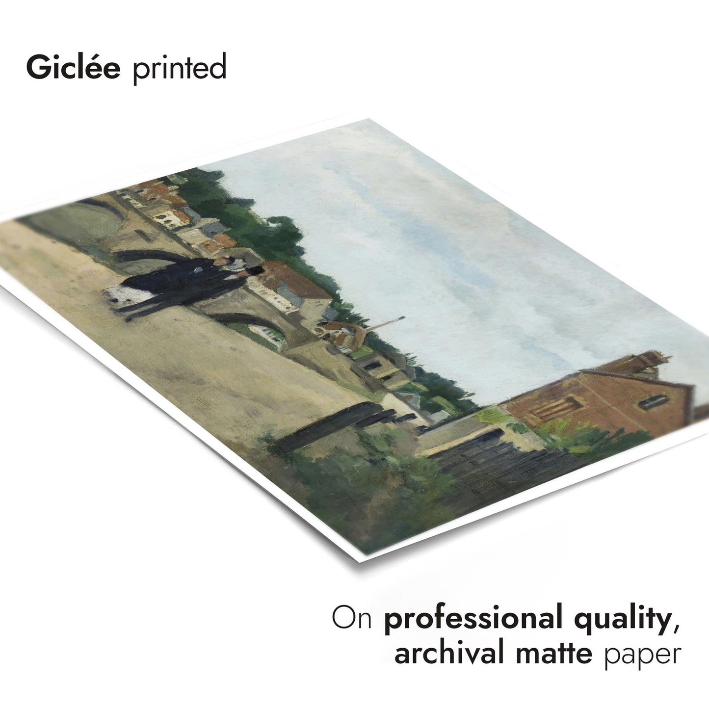 Le Chemin l'Écluse et le Pont de Pontoise