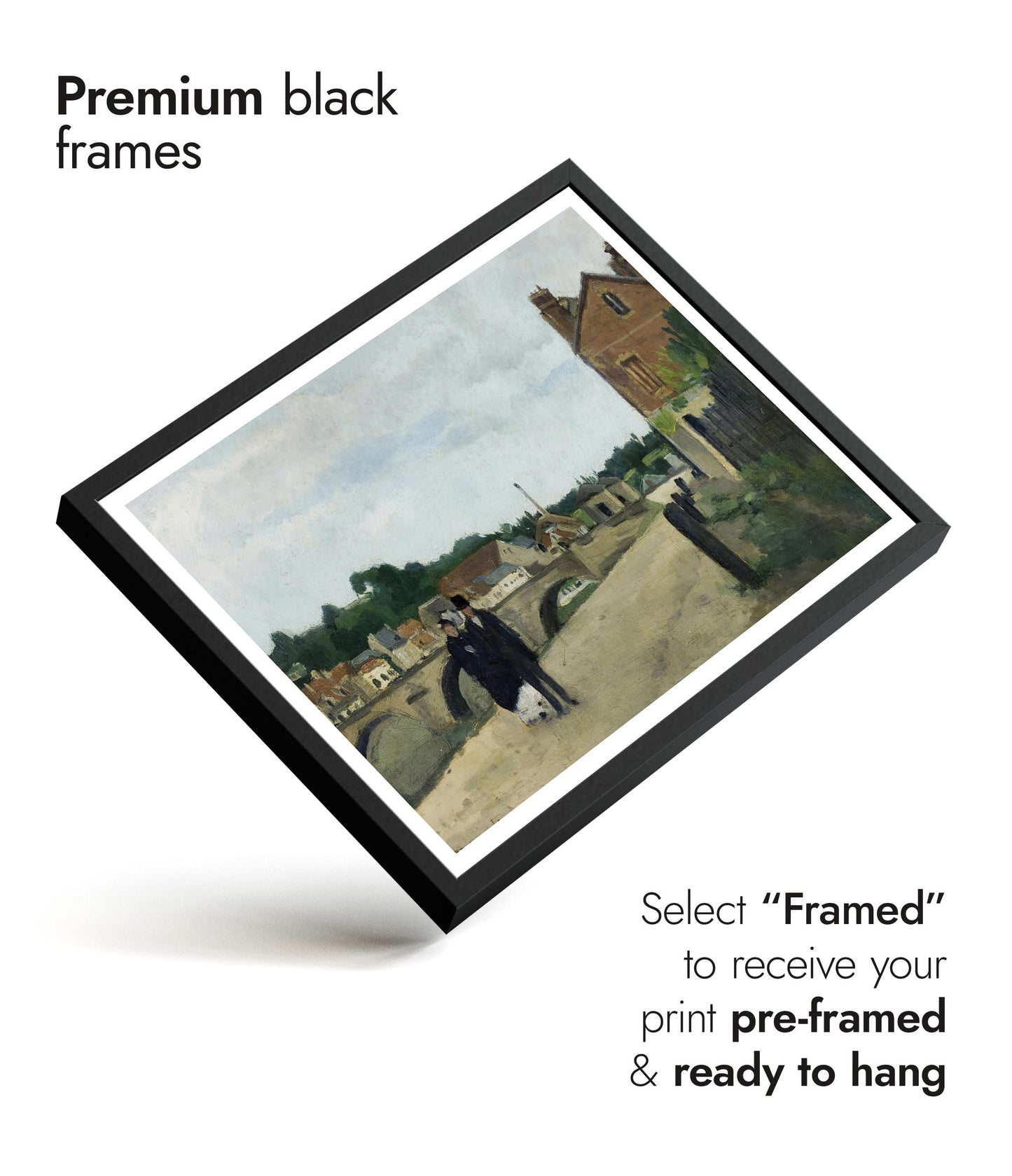 Le Chemin l'Écluse et le Pont de Pontoise